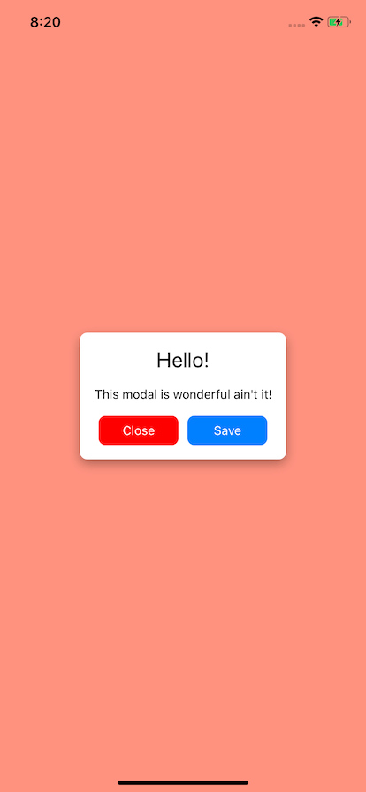 Create a Multi-Step Animated Modal Depending on User Actions in React Native